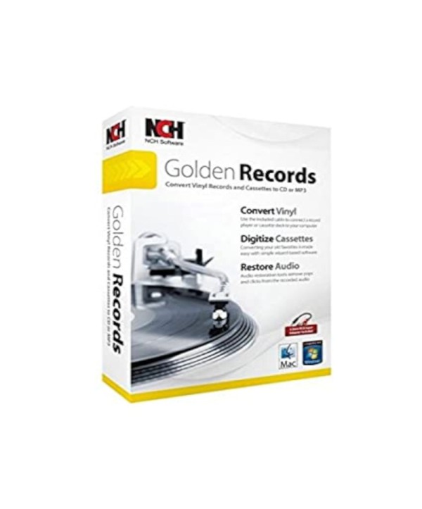 NCH: Golden Records Vinyl and Cassette to CD Converter Key GLOBAL